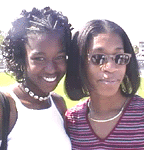 MS JANELLE WILLIAMS ON THE LEFT---JANELLE THOMPSON ON THE RIGHT 9/13/98