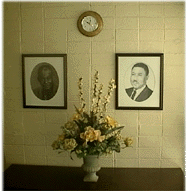 On entrance into the building photo of John Wesley Tillery
who was the Asst. Principal of West Carteret High School for Years.