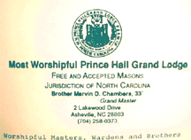 SUBJECT: 1998 GRAND LODGE ELECTION