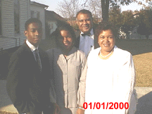 MR. WAYNE COVINGTON, MEMBERSHIP CHAIRMAN AND EXE. COMMITTEE MEMBER-NAACP/ WIFE (OES) GRANDDAUGHTER AND FRIEND